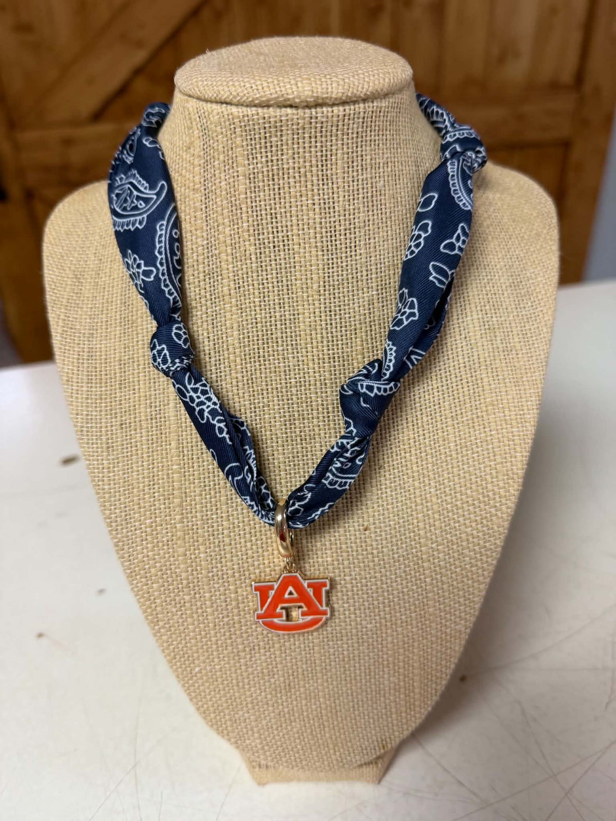 Canvas Gameday Scarf Necklaces