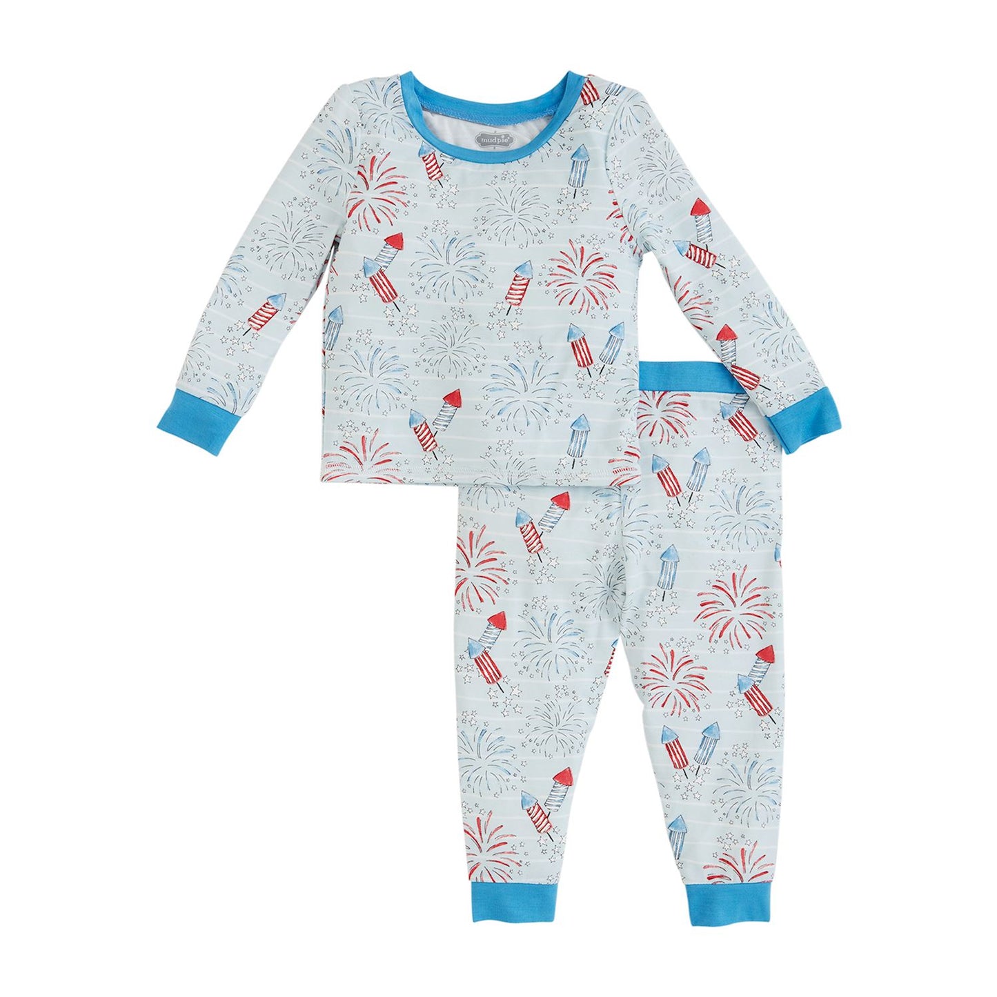 Mudpie Firework Glow PJ Set