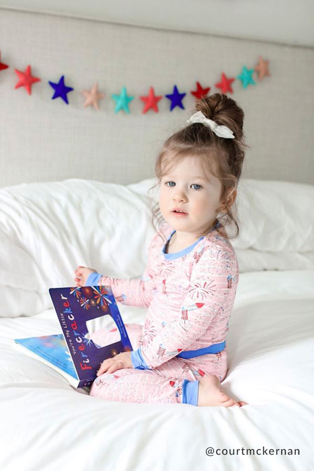 Mudpie Firework Glow PJ Set