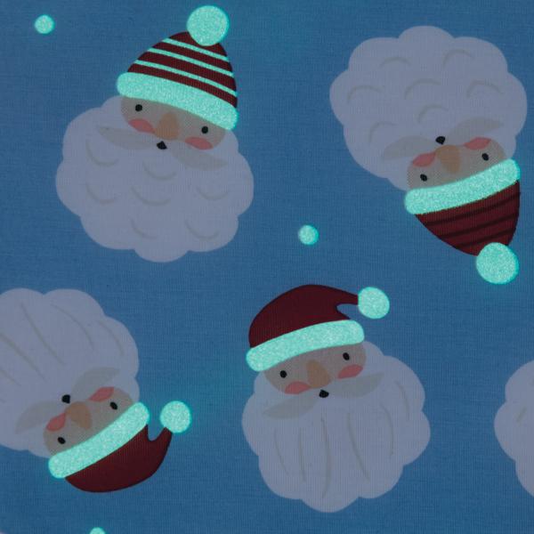 Mudpie Boy Santa Glow Pajama Set