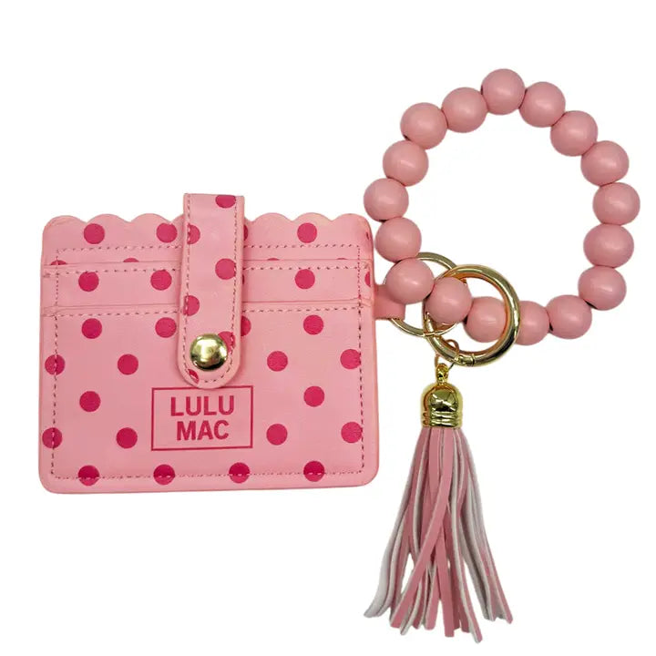 LULU MAC Beaded Wristlet