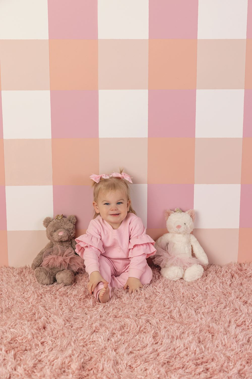 Mudpie 2 Piece Quilted Bow Set