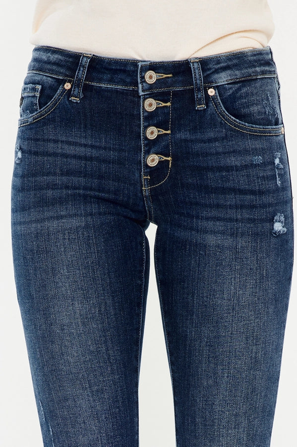 Kancan Petite Midrise Flares KC8632M-PE