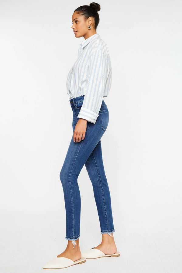Kancan Mid Rise Ankle Skinny KC11250M
