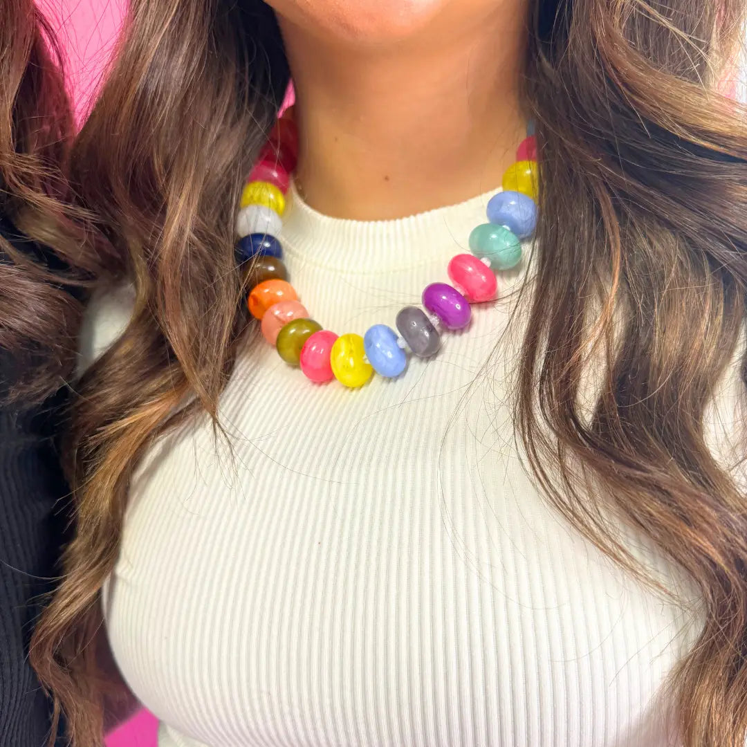 Taylor Shaye Scarlett Beaded Necklace