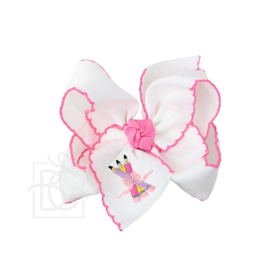 Beyond Creations Embroidered Pencil Bow