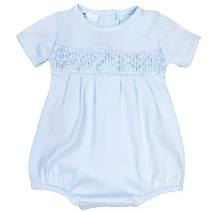 Magnolia Baby Essentials Solid Smocked Bubble