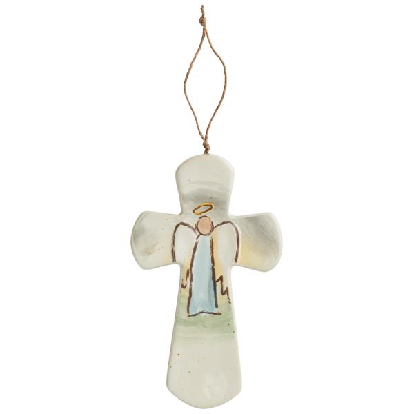 Mudpie Ceramic Nativity Cross