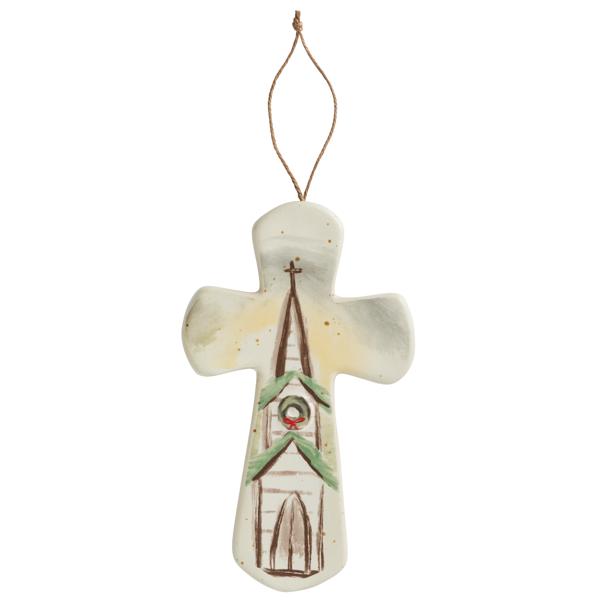 Mudpie Ceramic Nativity Cross