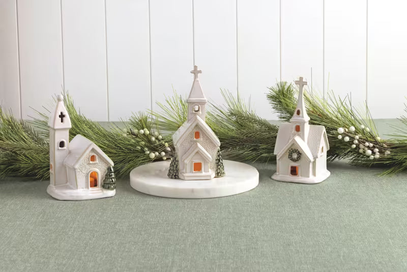Mudpie Ceramic Church Sitter