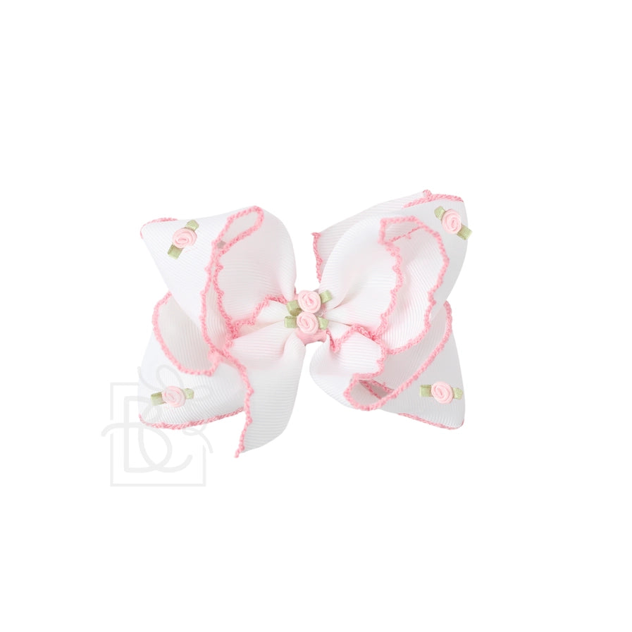 Beyond Creations Flower Embellished Bow