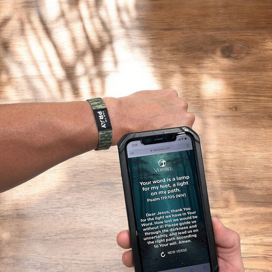 Tap to Pray Wristband Bracelet