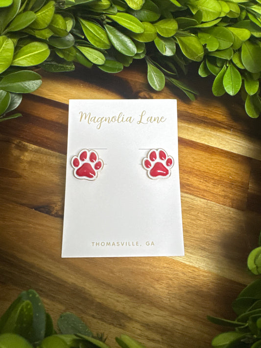 GS Red Paw Studs