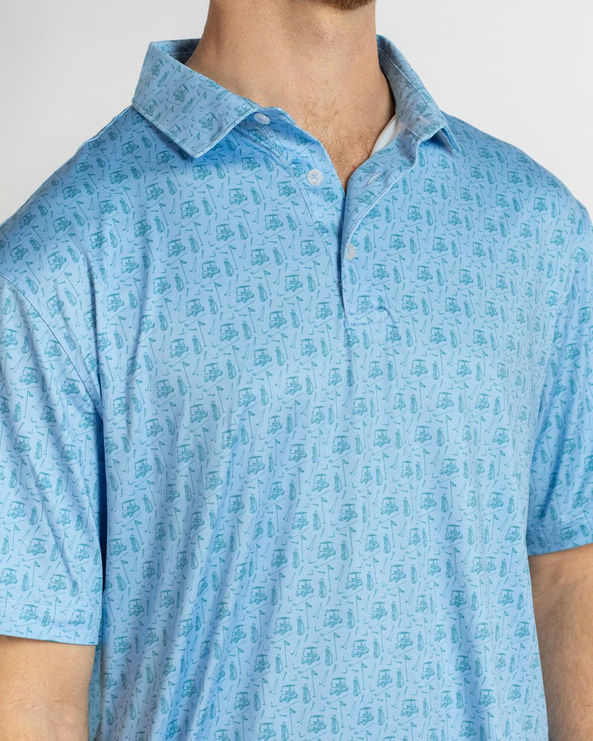 TRS Men's Tee Off Performance Polo