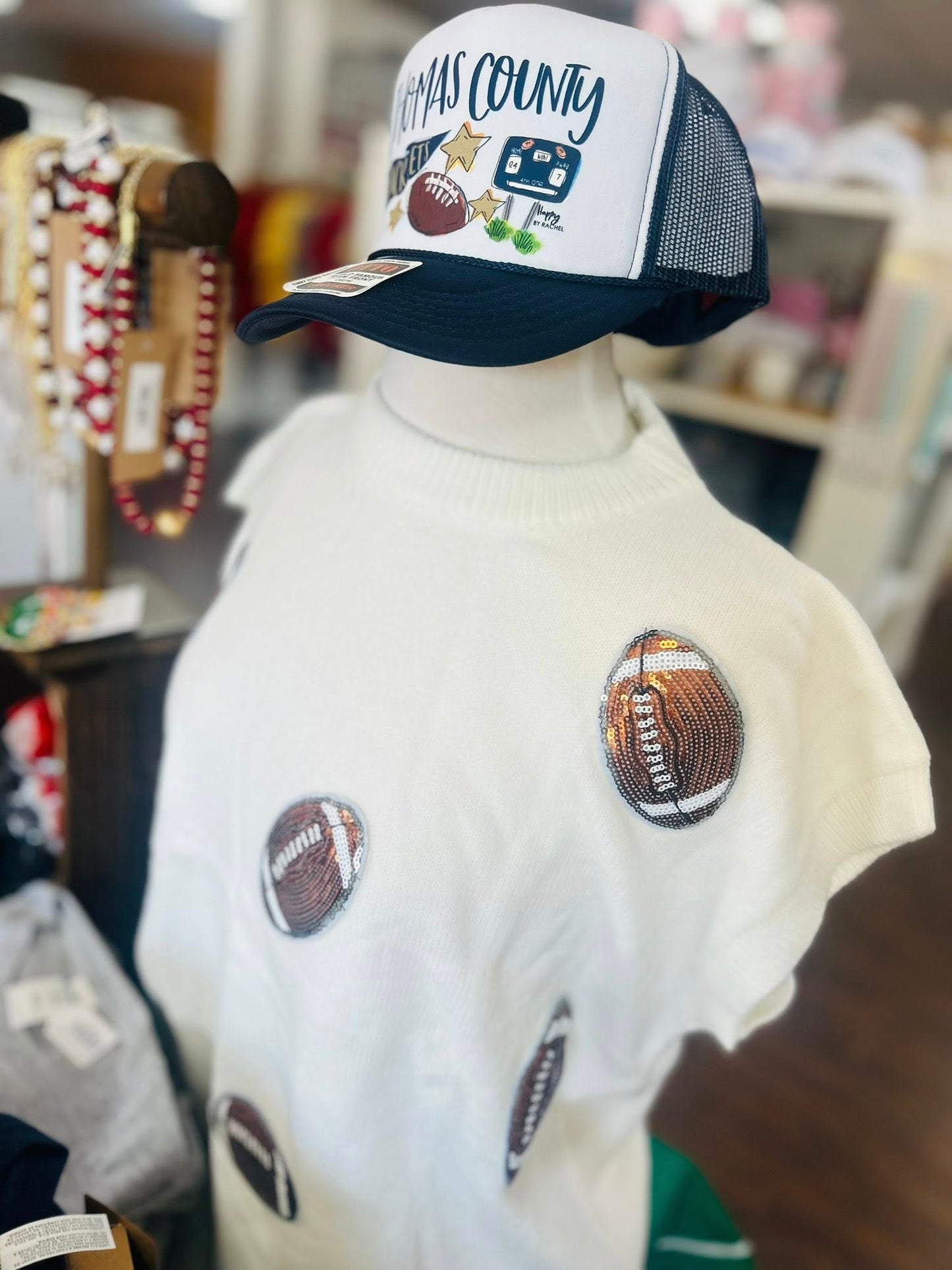S&S Gameday Football Patch Sweater