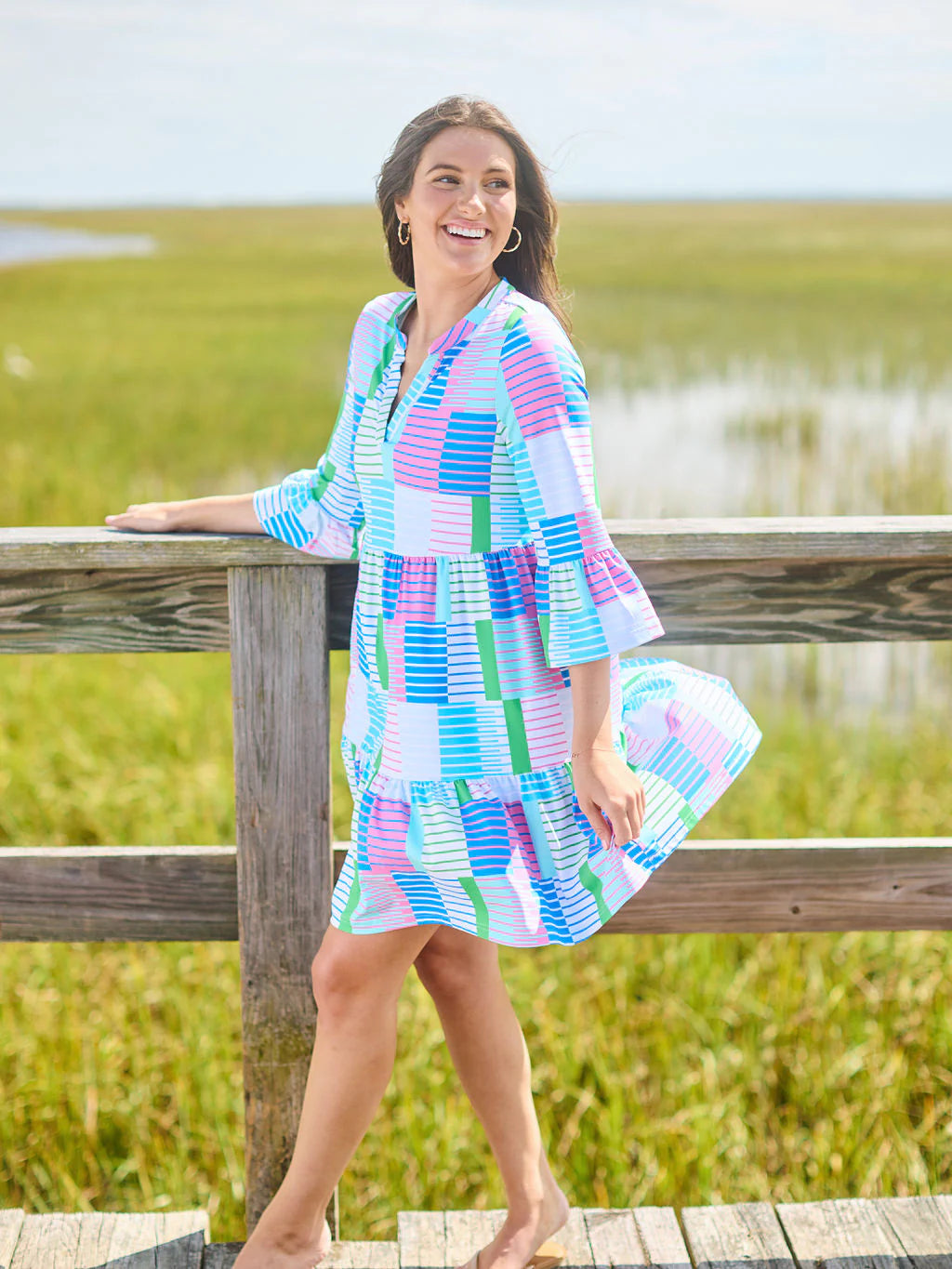 Mary Square Laguna Dress