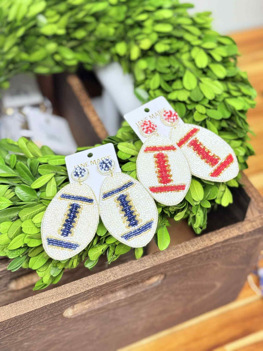JM Football Earrings