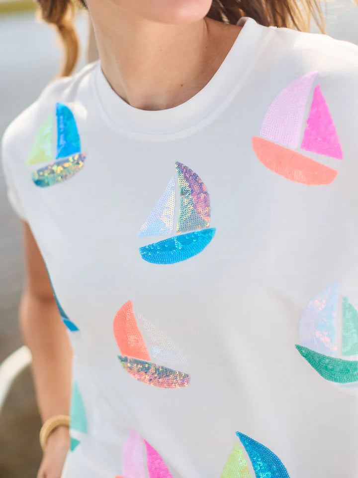 Mary Square Emily Sail Away Top