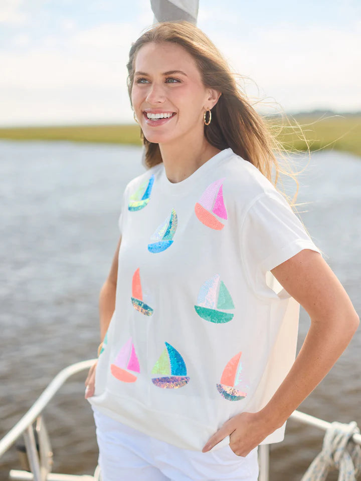 Mary Square Emily Sail Away Top