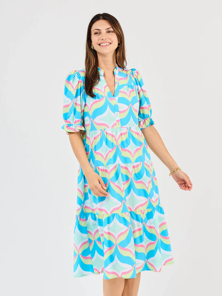 Mary Square Evie Dress - Weekend Getaway