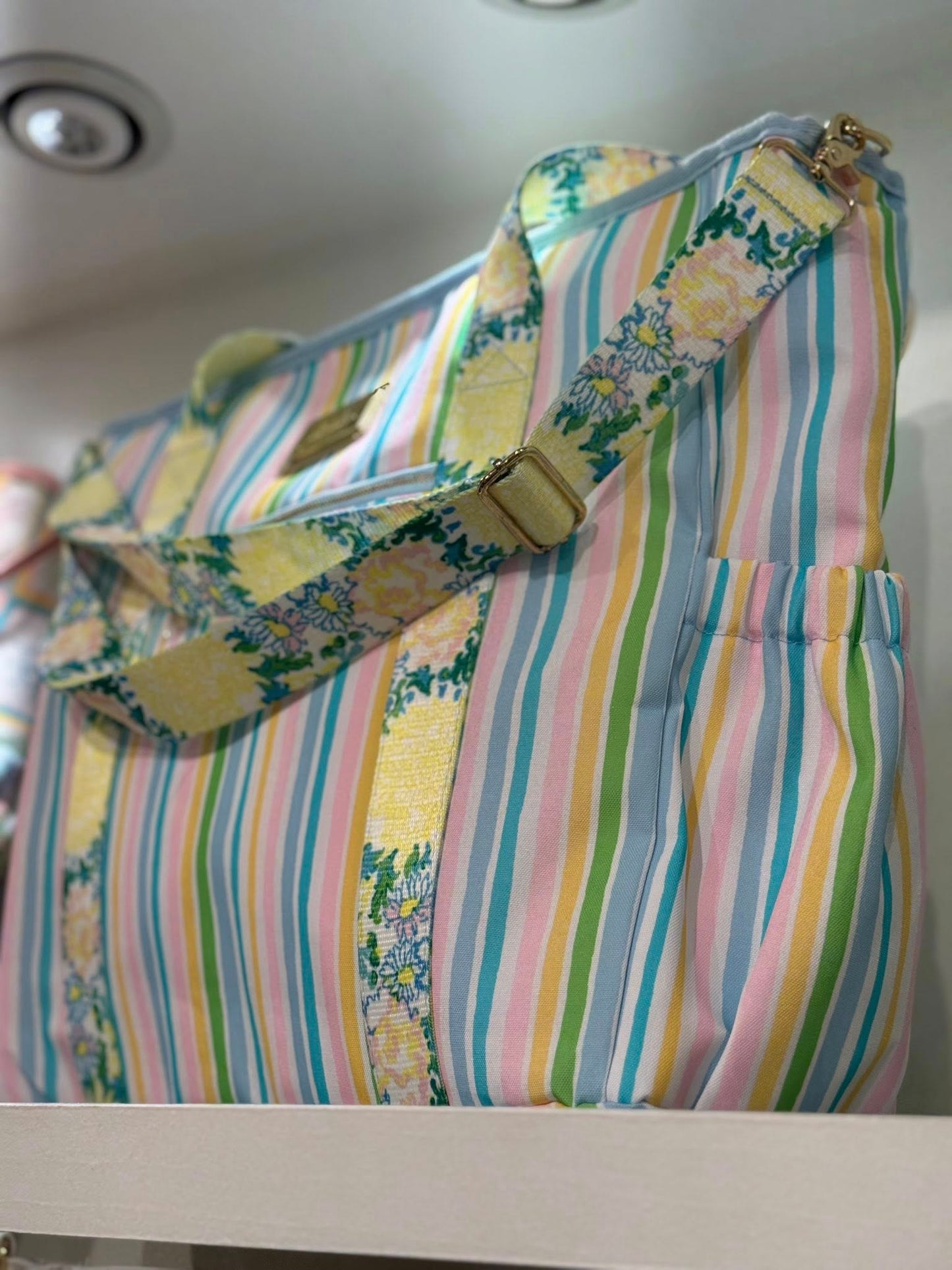 Lilly Pulitzer Garden Stripe Cooler Bag
