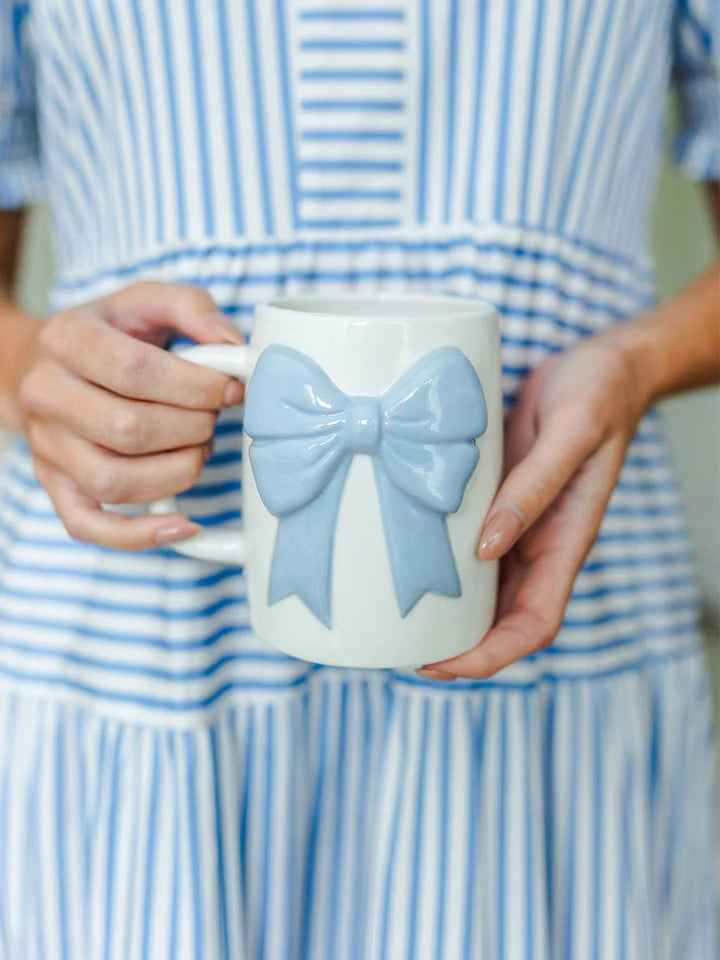 Mary Square Ceramic Bow Mug