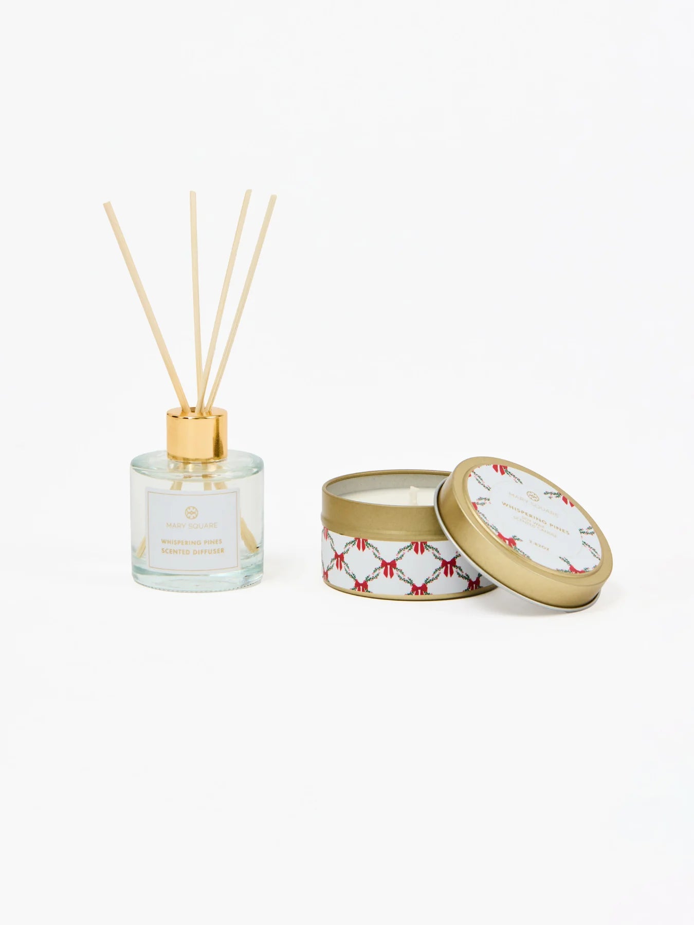 BF Mary Square Diffuser & Tin Candle Boxed Set
