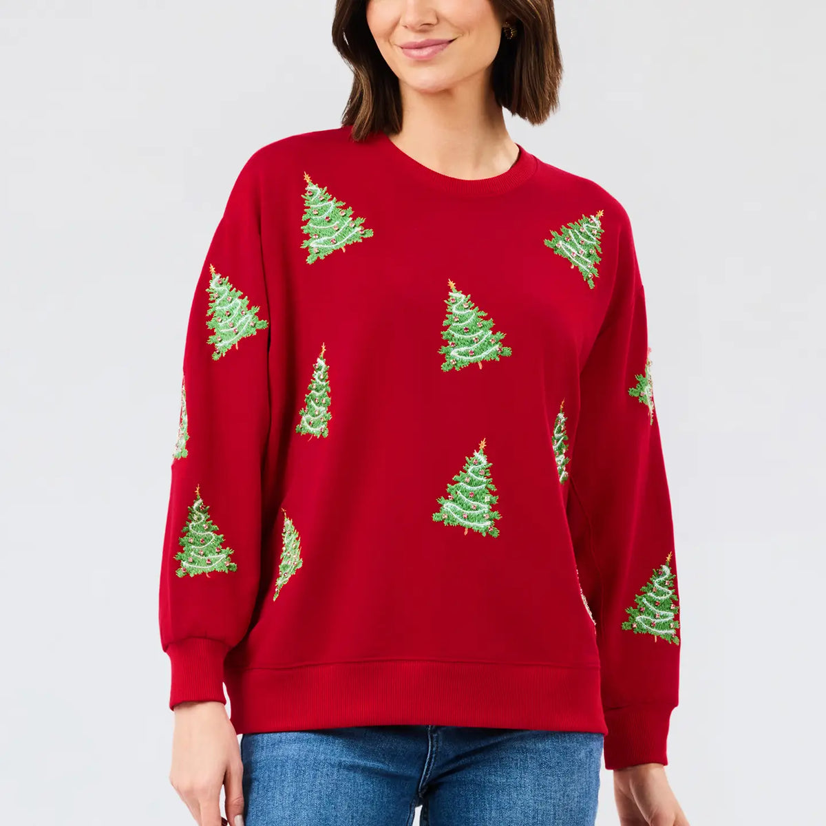 Mary Square Sarah Sweatshirt - Merry Trees