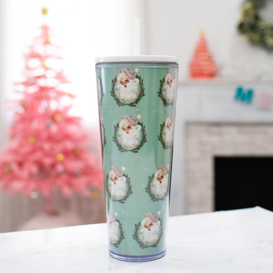 Mary Square Santa Straw Tumbler