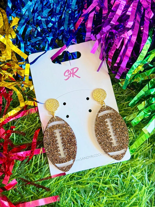 S+R The OG Football Dangle Earrings