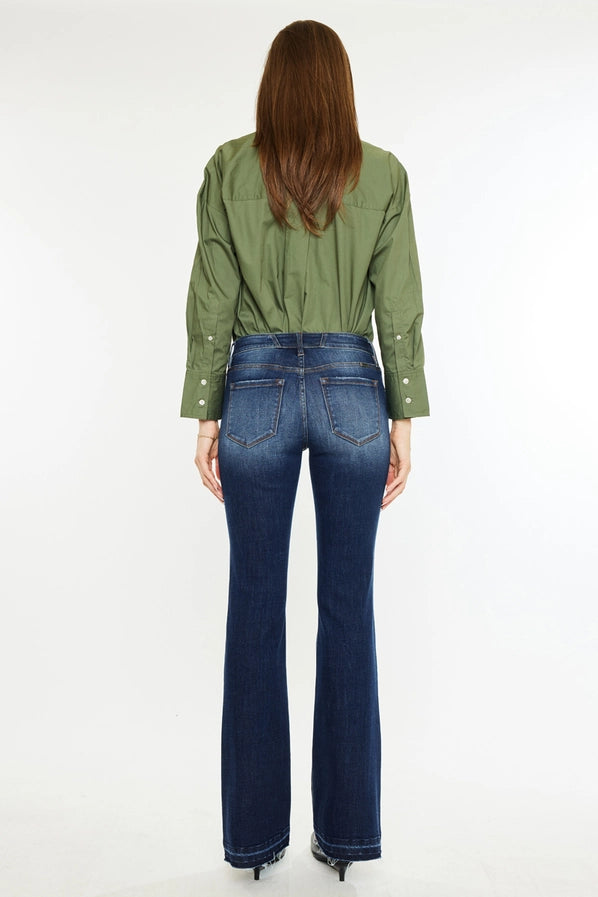 Kancan Distressed Bottom Flares KC70083D