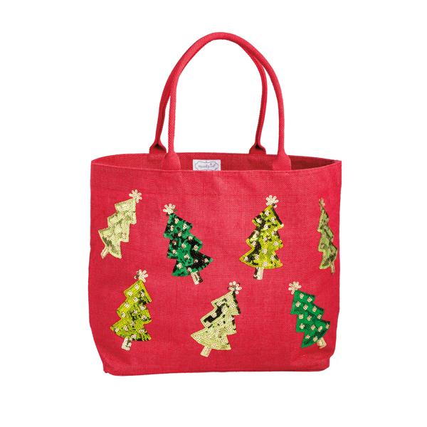 Mudpie Holiday Sparkle Tote Bags