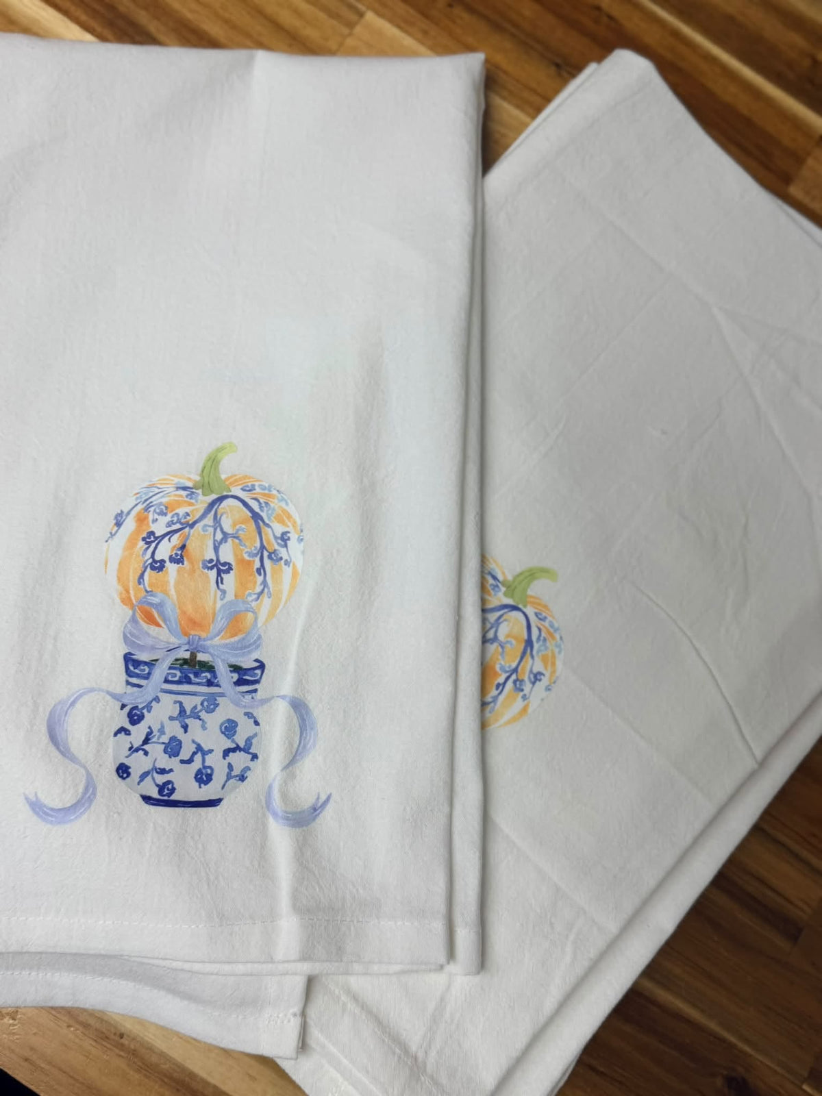 Pumpkin Topiary Handtowel