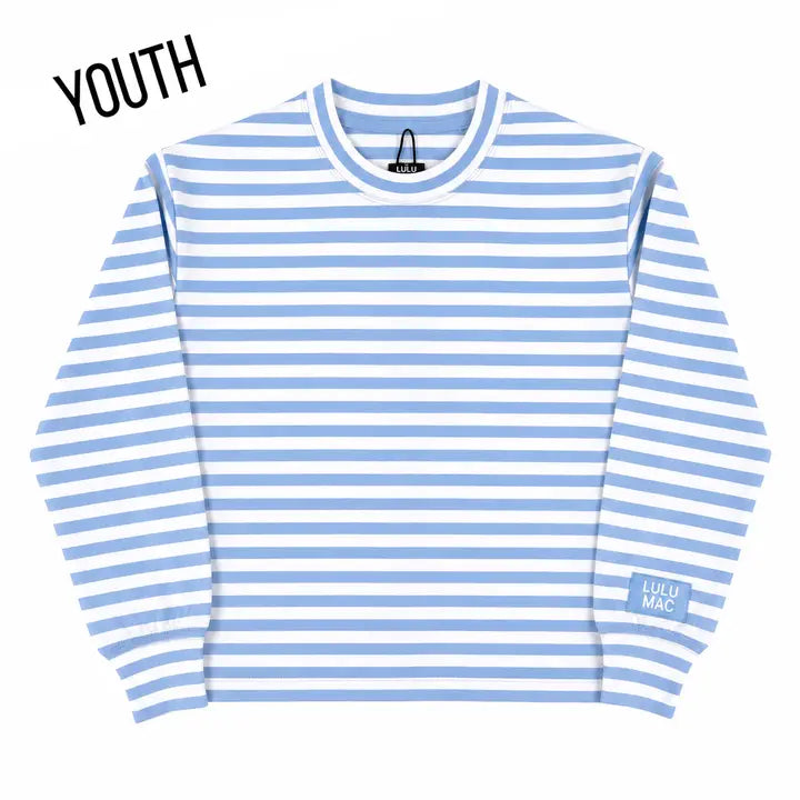LULU Mac Patch Youth Stripe Pullover Top