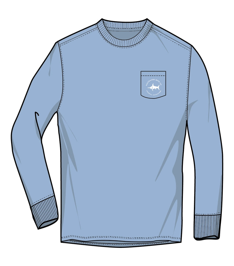 Saltwater Boys LS Tee - Offshore Boat