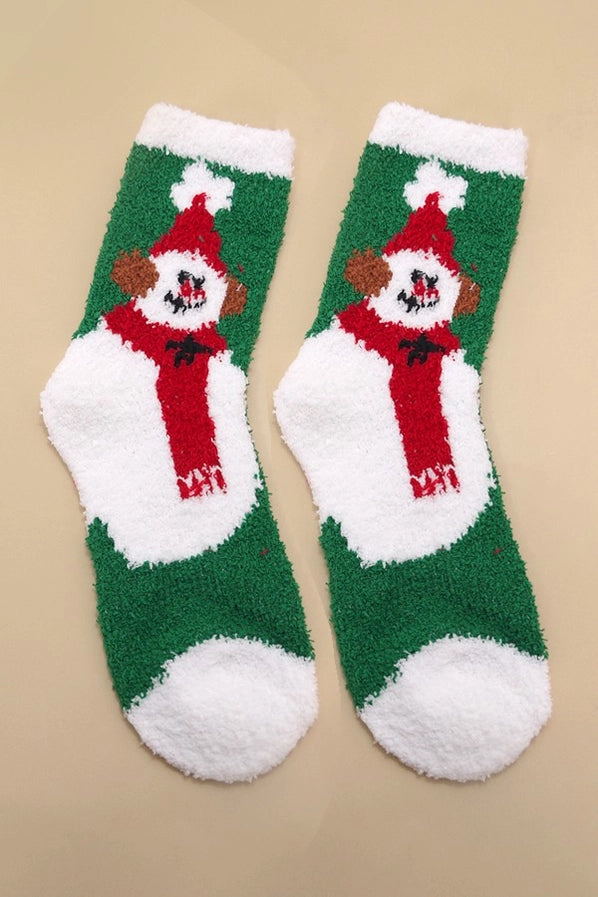 BF Holiday Fluffy Socks