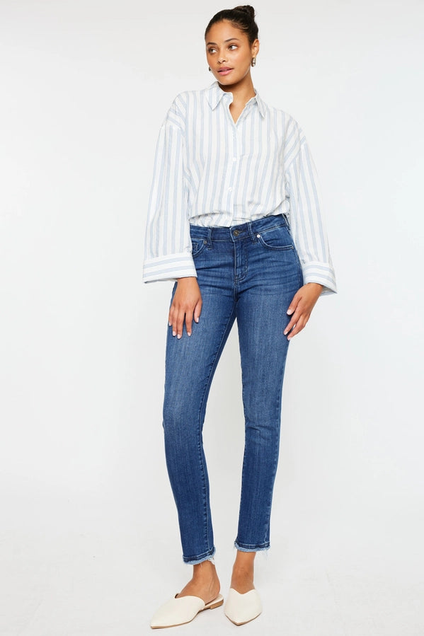 Kancan Mid Rise Ankle Skinny KC11250M