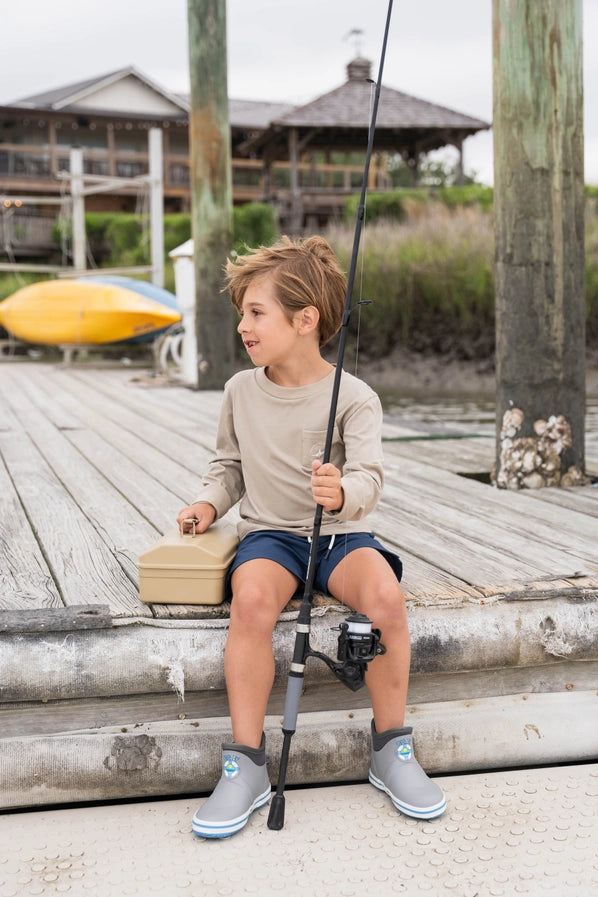 Saltwater Boys Great White Boys LS Tee