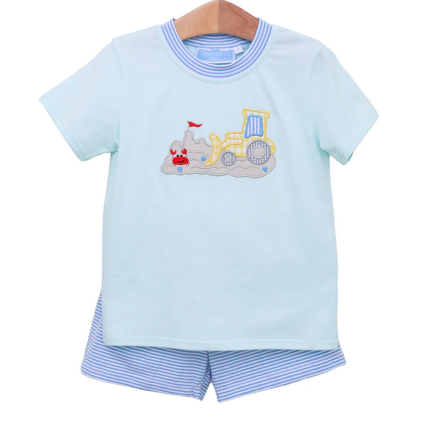 Trotter Street Beach Bulldozer Short Set