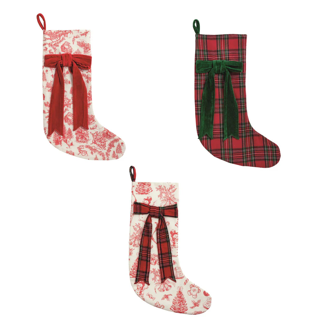 Mudpie Toile Stocking