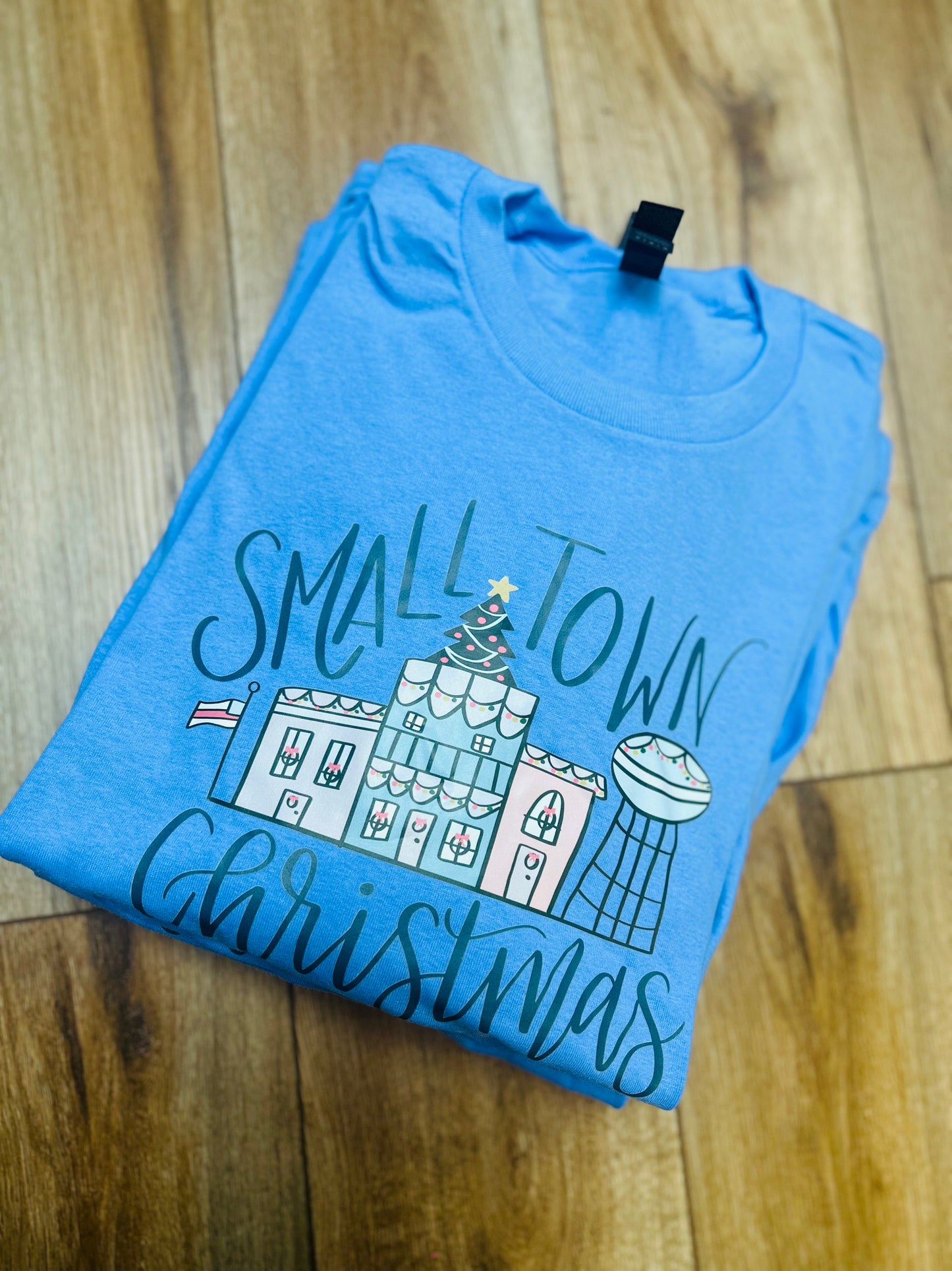 Sublimated Tee - Small Town Christmas