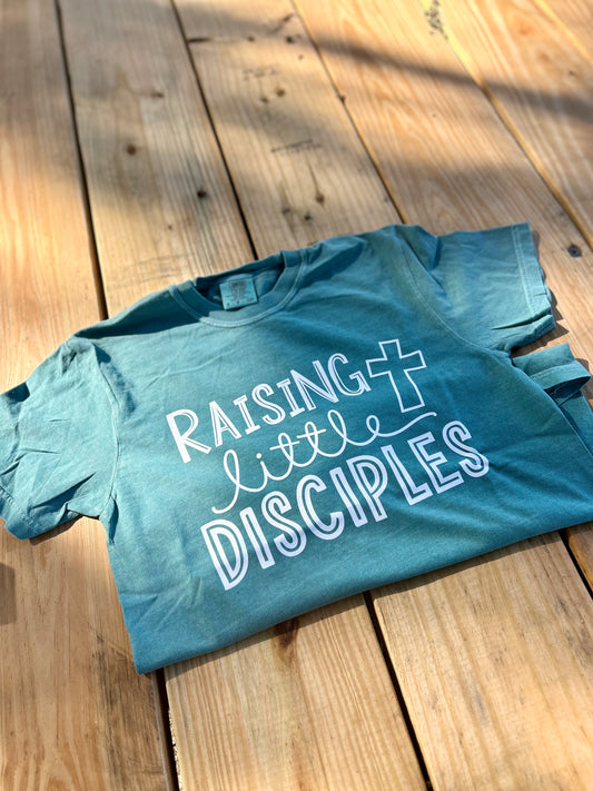 Raising Little Disciples Pine Comfort Color Tee