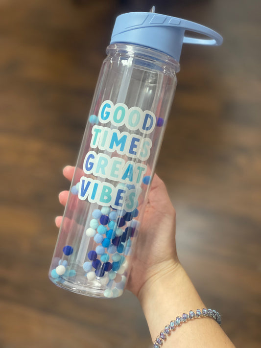 MP Pom Pom Bottle - Good Time, Great Vibes