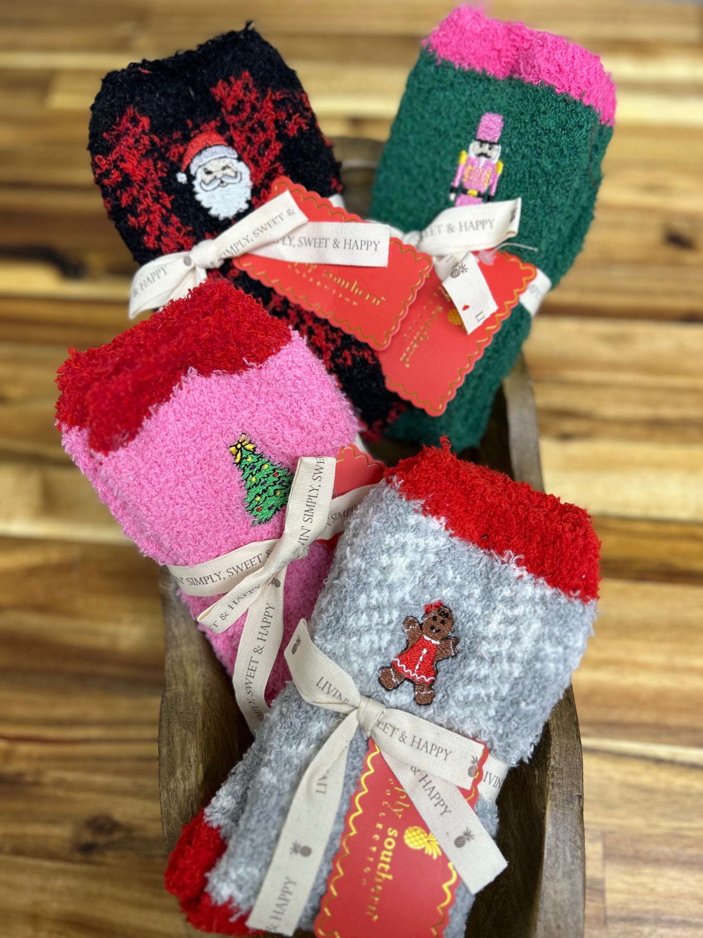 Simply Southern Fuzzy Socks - Christmas