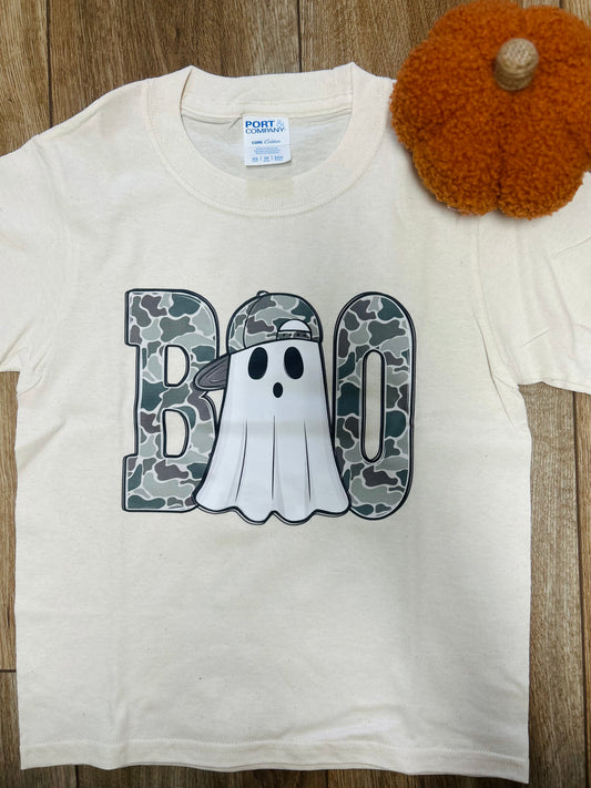 BOO Camo Ghost Shirt