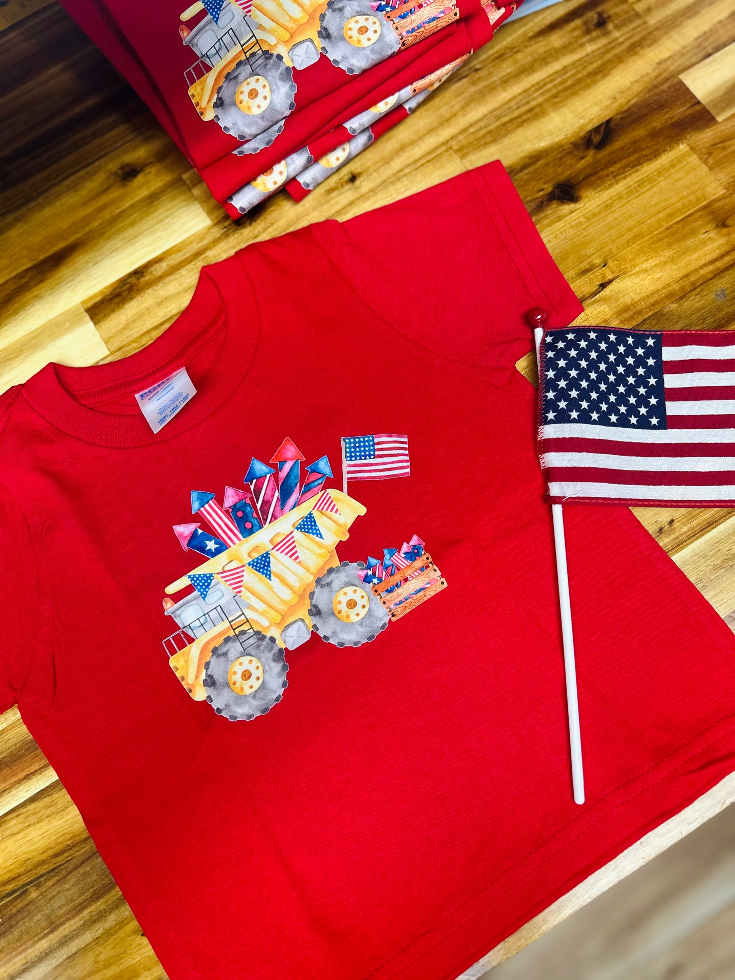 USA Dumptruck Kids Tshirt