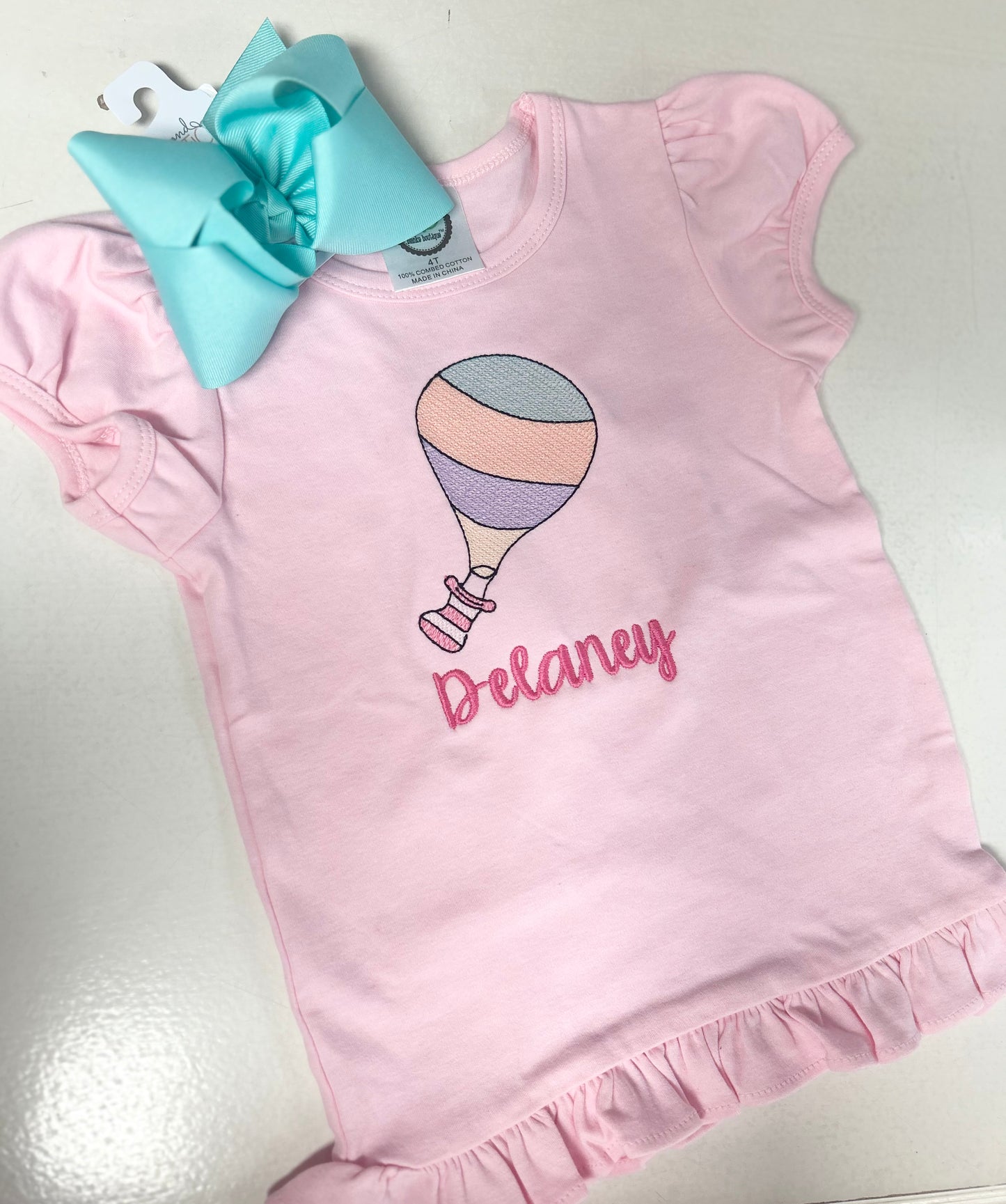 Sketch Stitch - Girly Hot Air Balloon Dr. Seuss