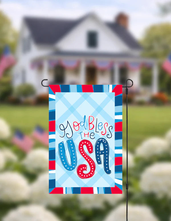 DBR God Bless the USA Garden Flag