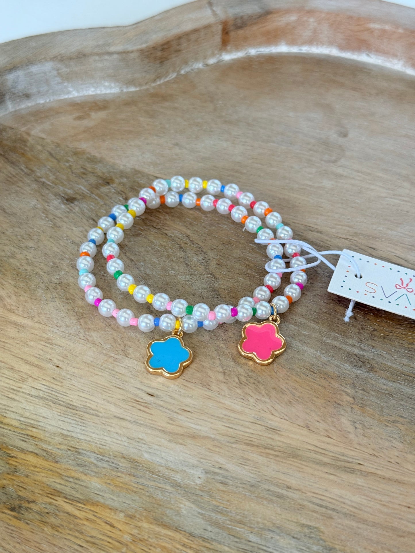 Canvas Luna Rainbow Kids Bracelet Set