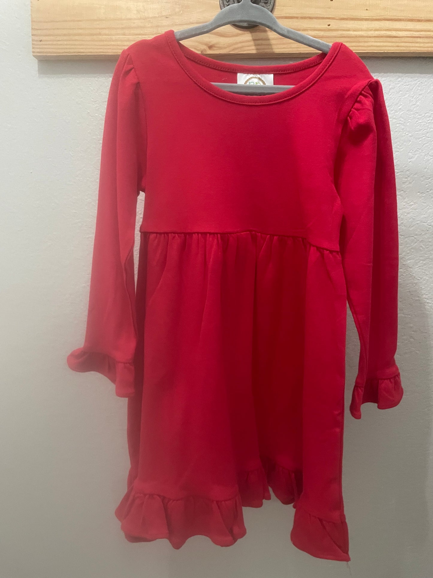BB Girls Dress - red